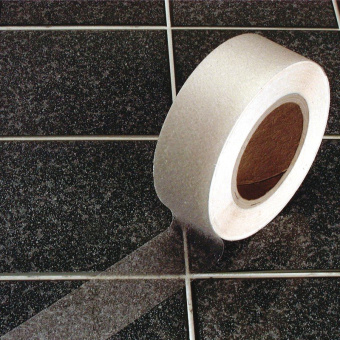 Противоскользящая лента виниловая для ванной прозрачная 25мм*18,3м