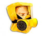 Универсальный фильтрующий малогабаритный самоспасатель УФМС "Шанс"-Е противодымная маска