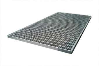 Придверная штампованная сетка решетка для обуви грязезащитное покрытие 1*1 м 