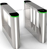 Скоростная электронная проходная турникет с распашными створками ПАРА